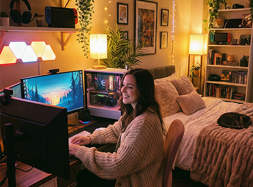 Cammodel Schlafzimmer Setup