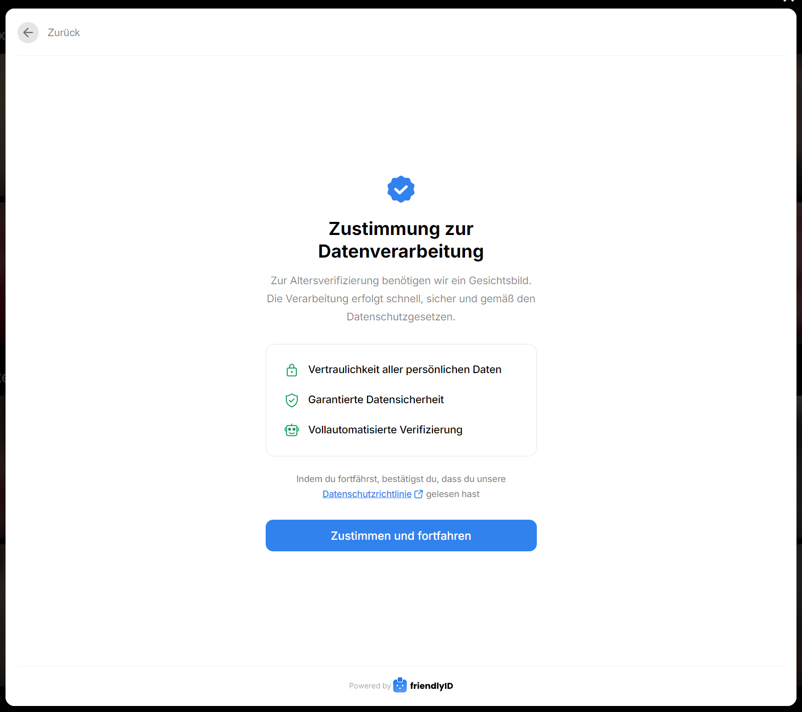Stripchat FriendlyID Datenschutz