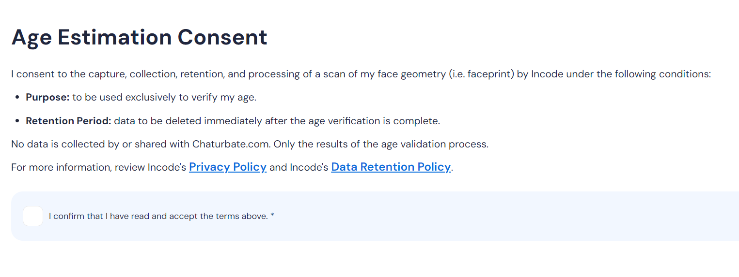 Age Estimation Consent Datenschutz
